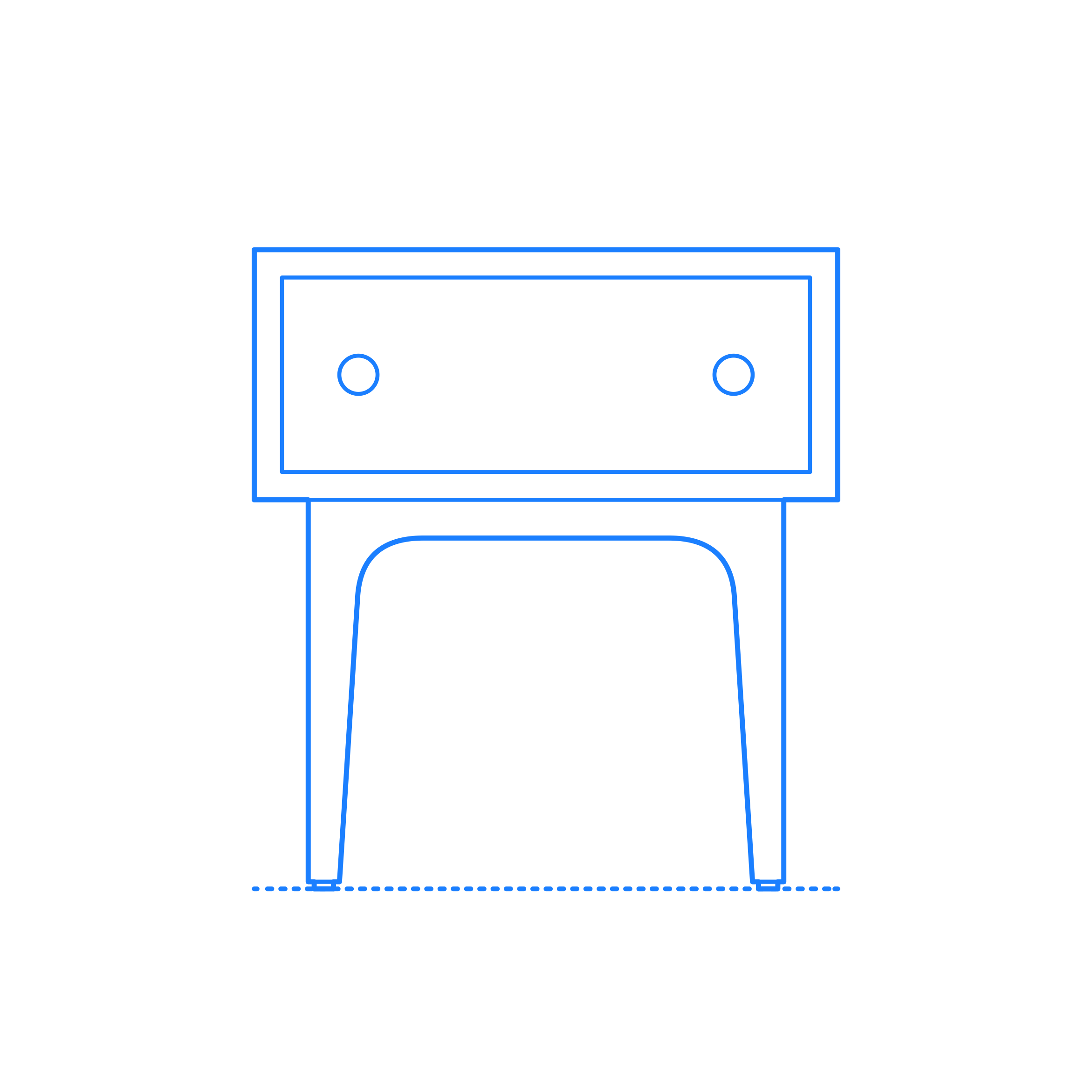 Furniture Nightstands Abbey Small Nightstand Line Tracing Svg Vector Free Vectors